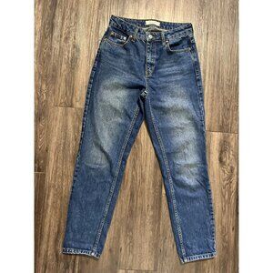 Women's Free People We The Free Tapered Dark Denim Mom Jean Size‎ 26